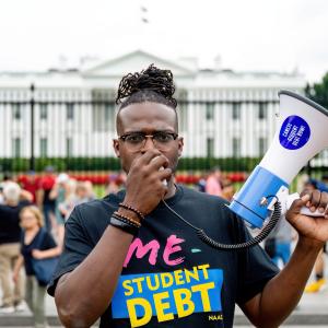 Wisdom at Student Debt Rally