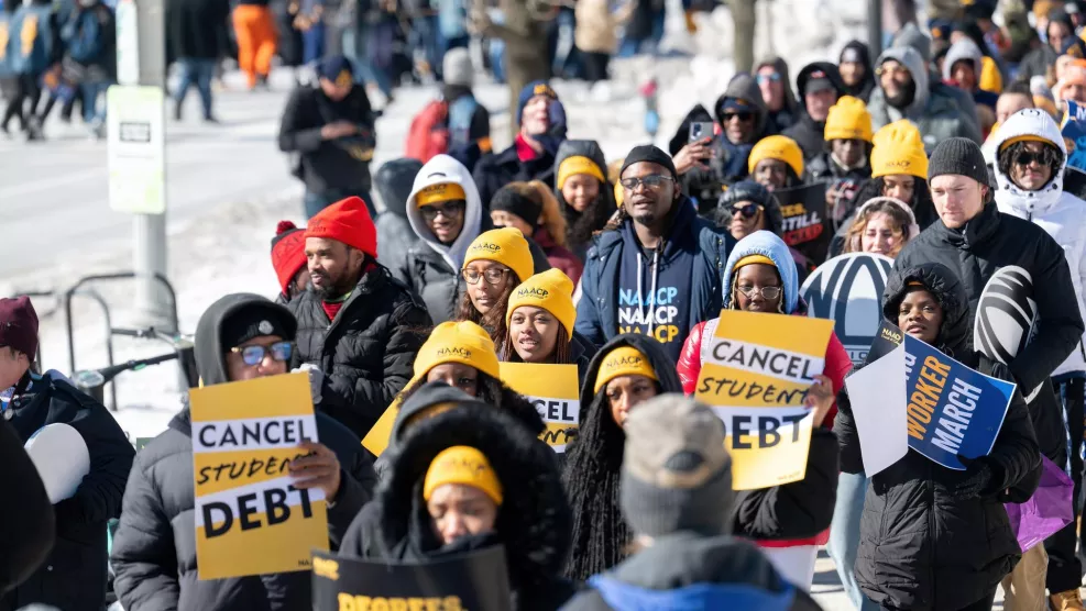 Youth Workers March Photo 1