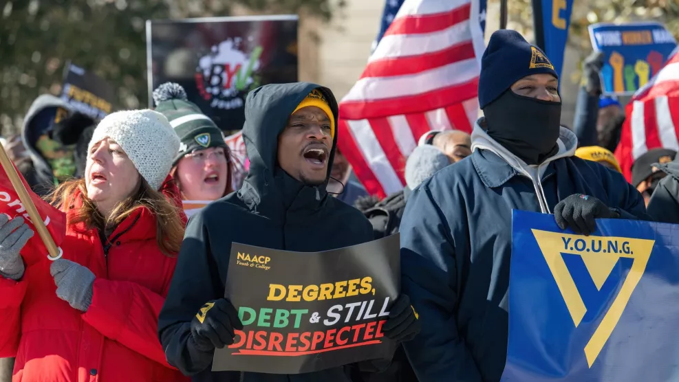 Youth Workers March Photo 3