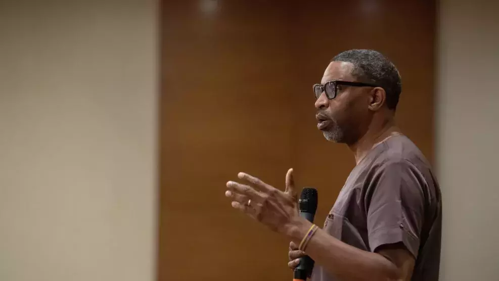 President Derrick Johnson - Amos Brown fellows - Welcome Dinner