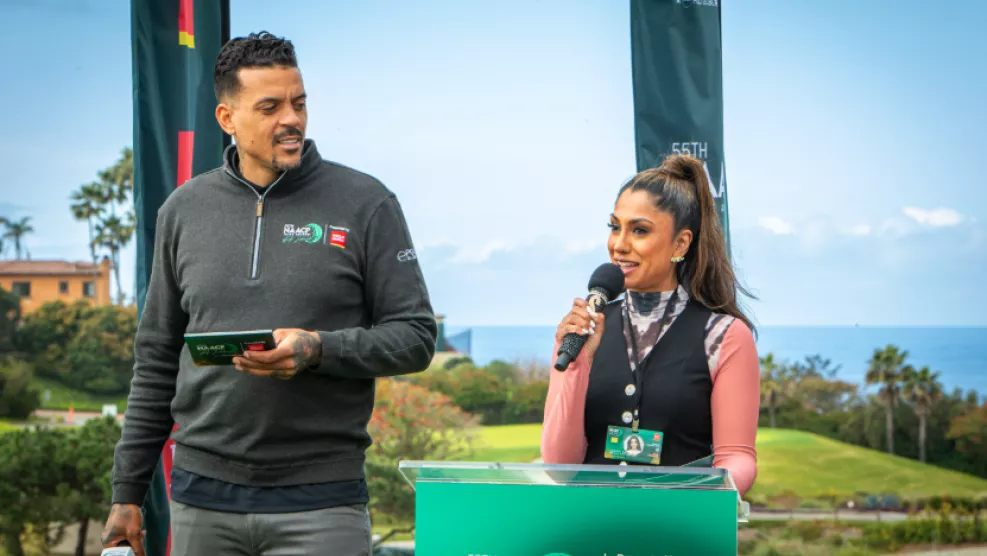 2024 Golf Invitational Image - Seema Sadekar and Matt Barnes