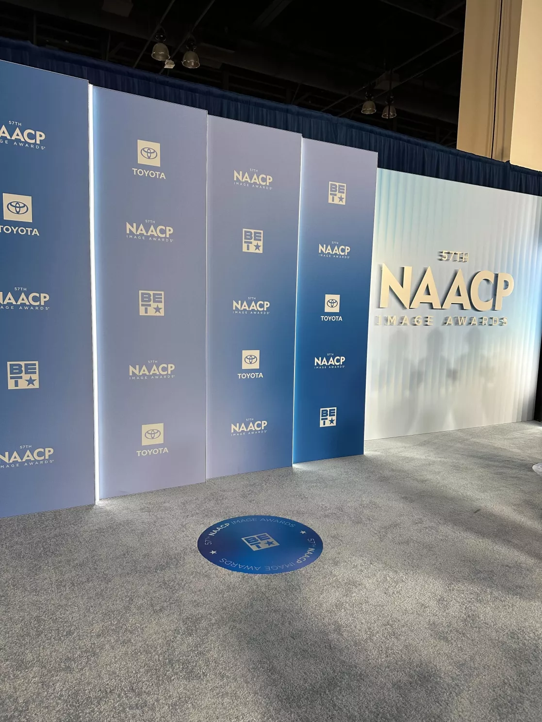 A shot of the 57th NAACP Image Awards Red Carpet