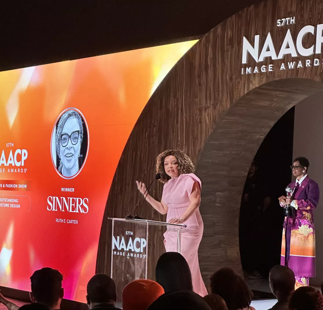 Designer Ruth Carter Accepts her Image Award for costume design