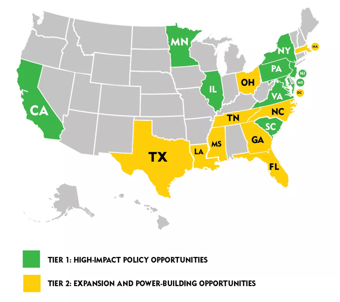 Fund the Future Now Map