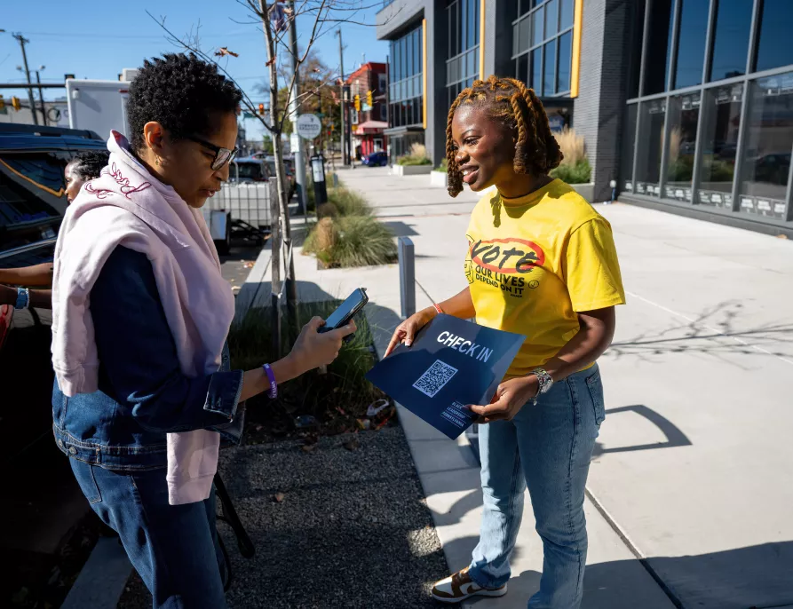 NAACP volunteers engage Black voter