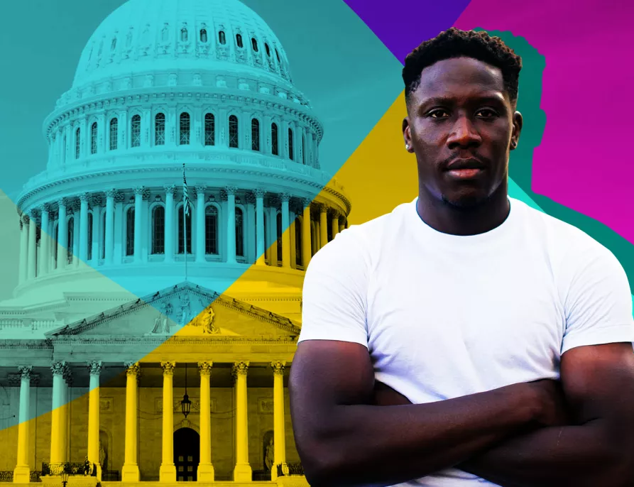 Protect our democracy - stylized