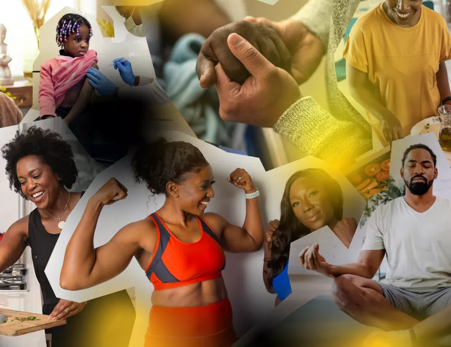Collage of Black Health