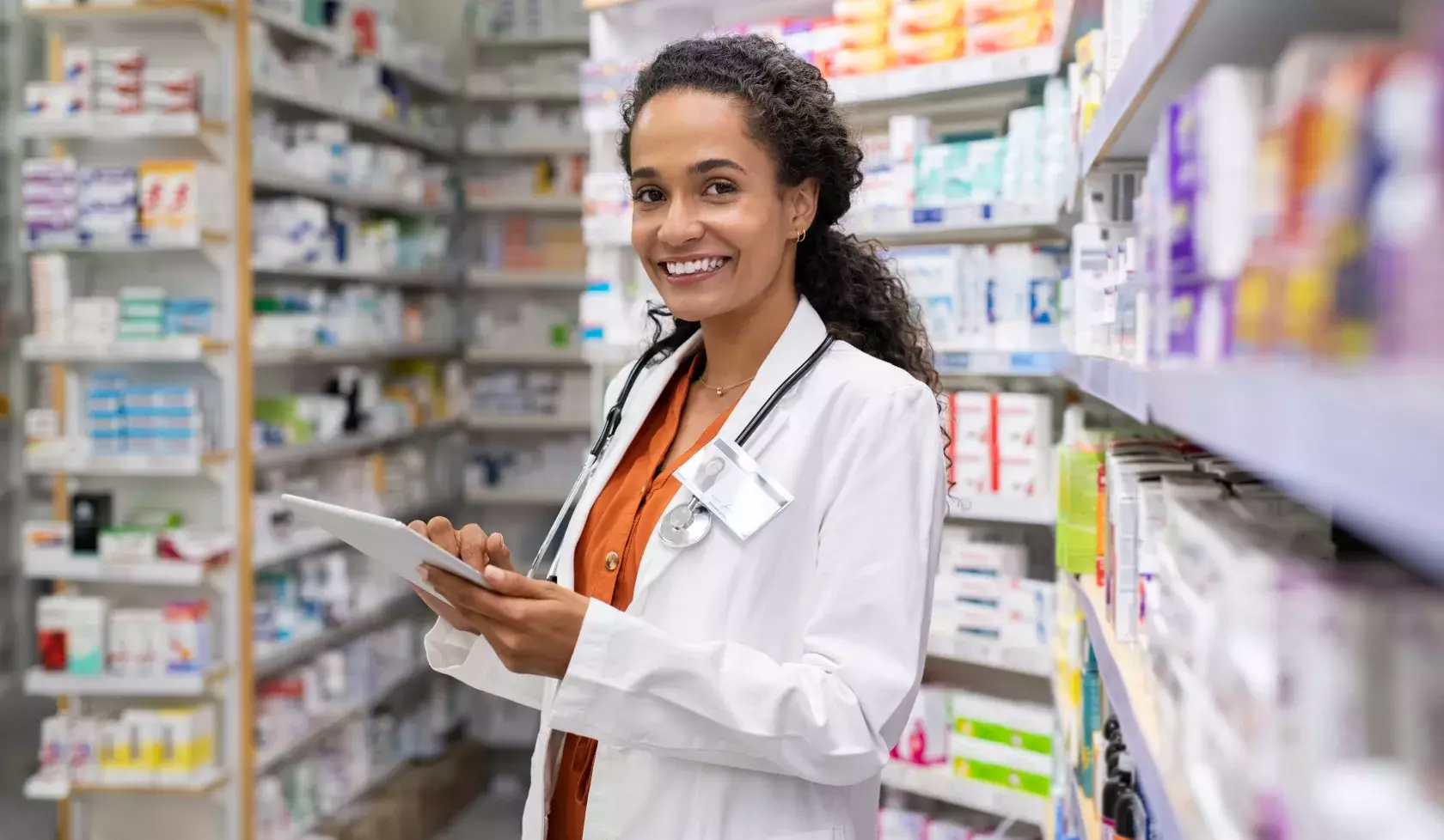 Black Pharmacist Smiling