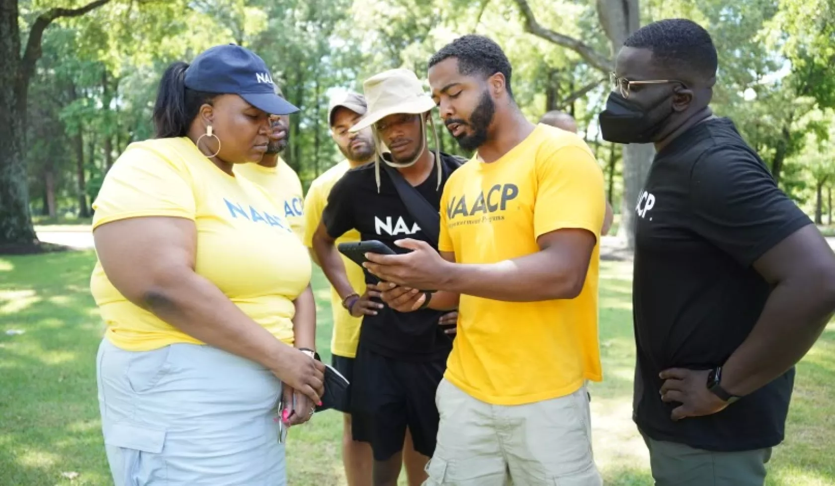 NAACP staff canvassing in Memphis