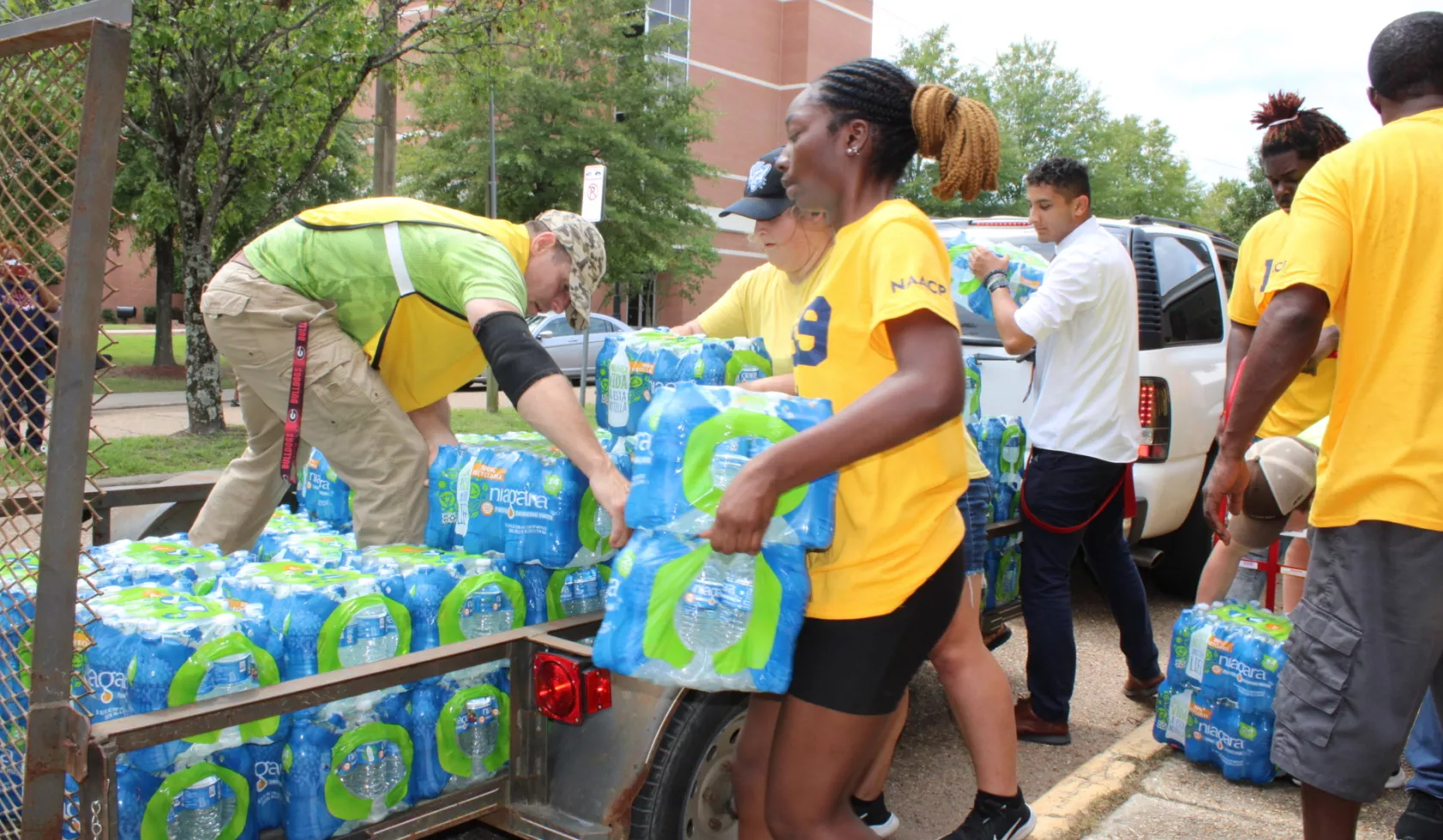 NAACP Water Distribution - Jackson, MS