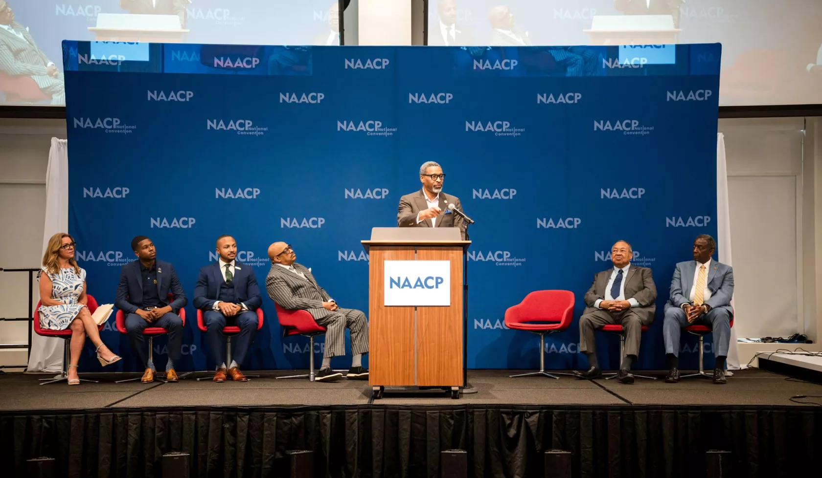 NAACP 117th Convention Press Conference - President Johnson PDJ