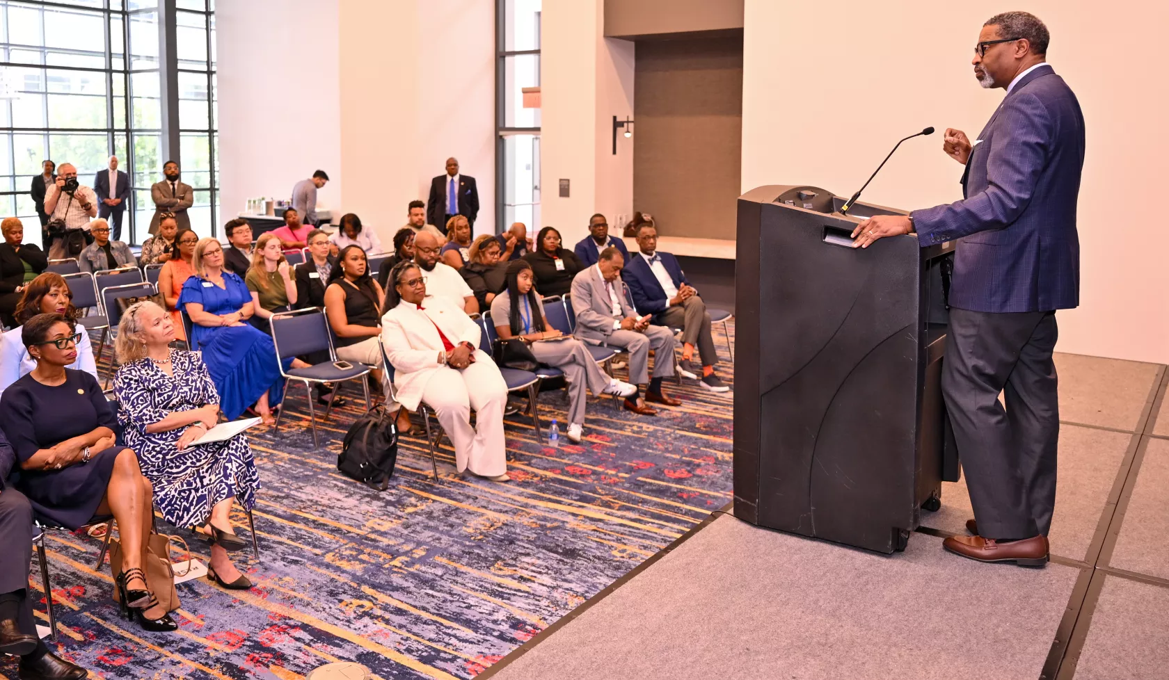 NAACP President Derrick Johnson Addresses the Crowd