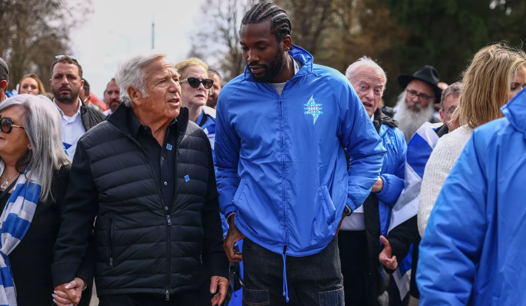 Robert Kraft and Meek Mill March