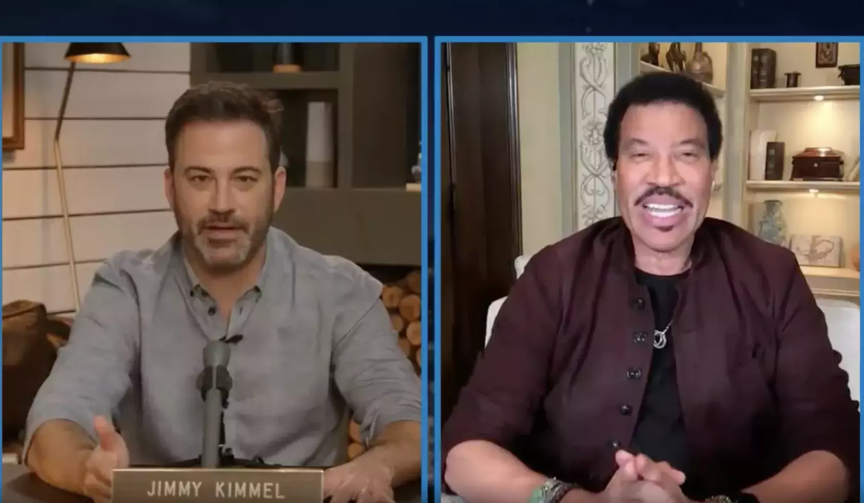 Jimmy Kimmel and Lionel Richie - NAACP Discussion