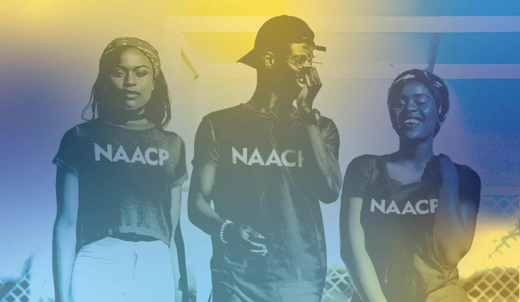 Three Students Standing in a Group - Advocacy