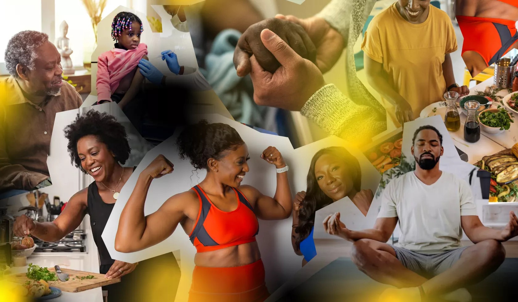 Collage of Black Health