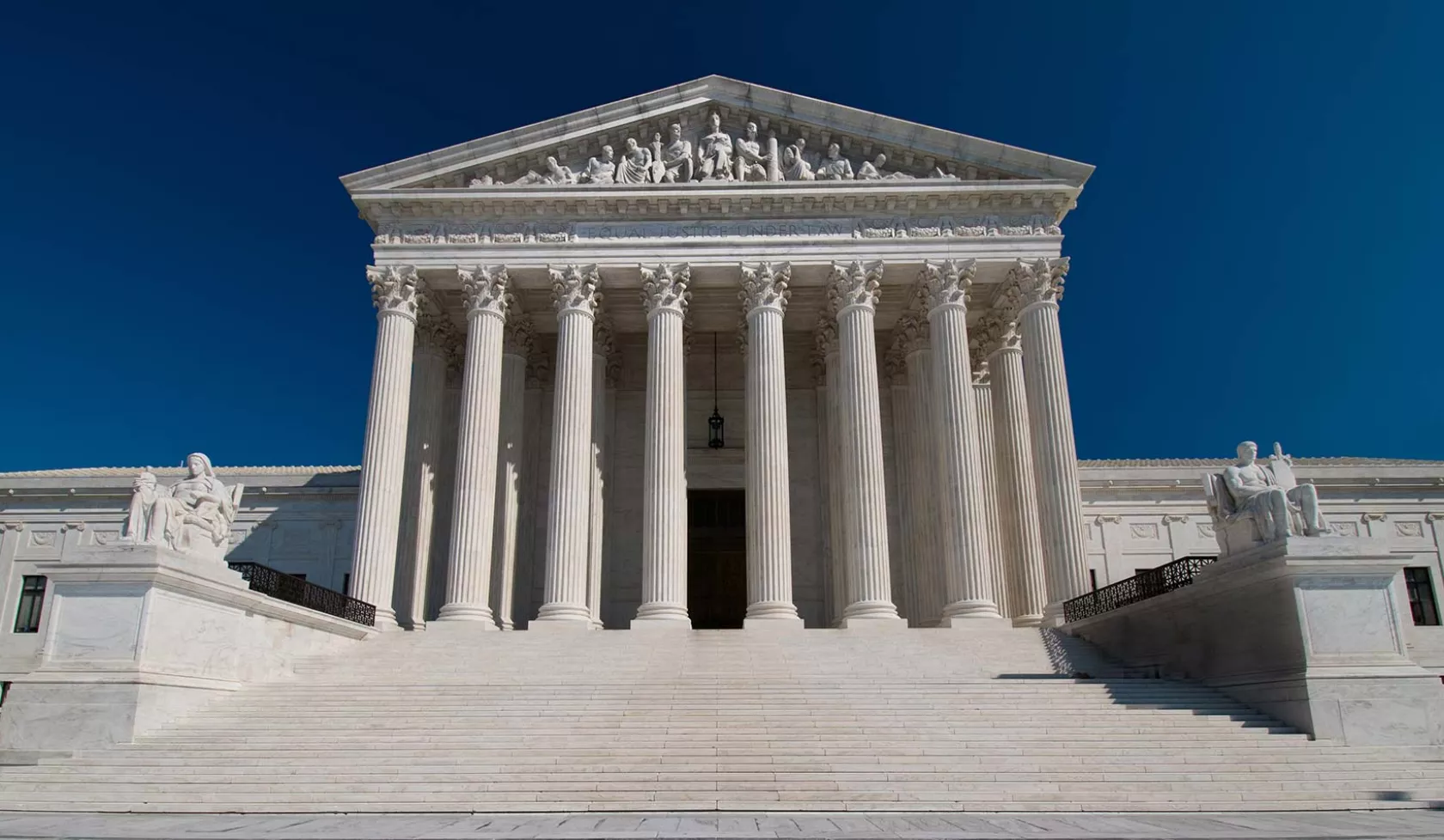 Supreme Court Building Entrance - Daylight