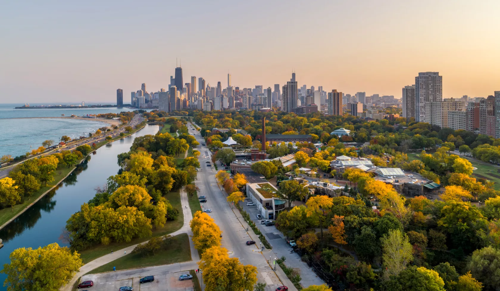 City Skyline in the Summertime