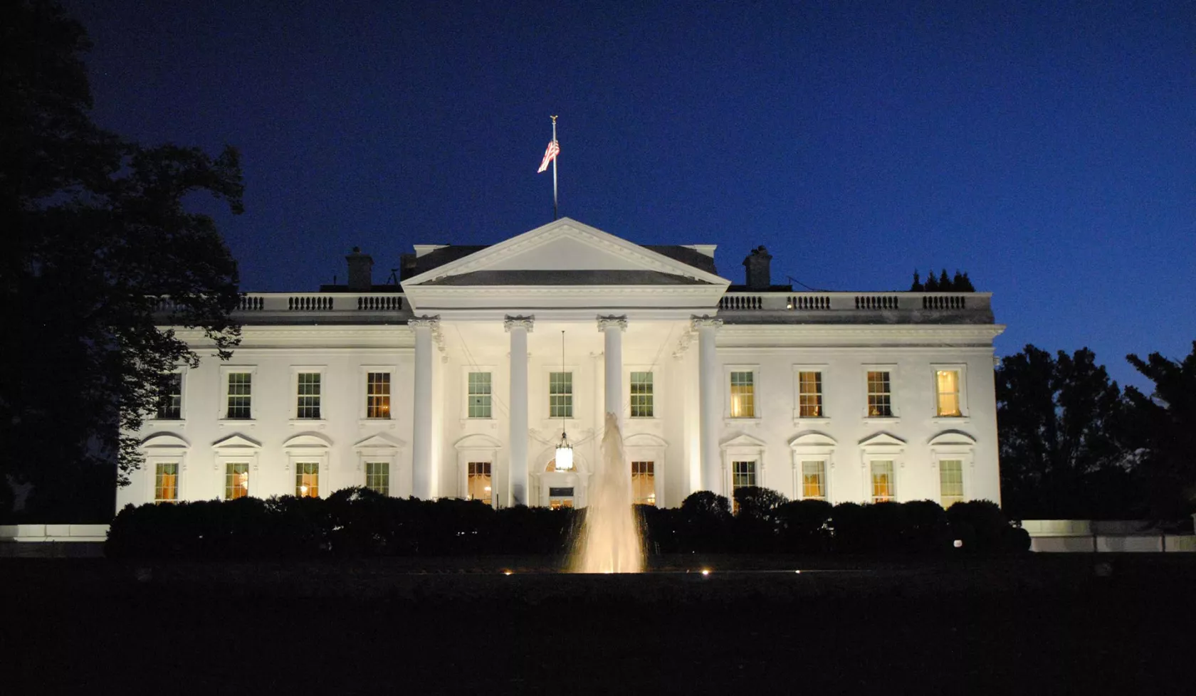 The White House at Night