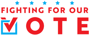 Fighting for our vote logo