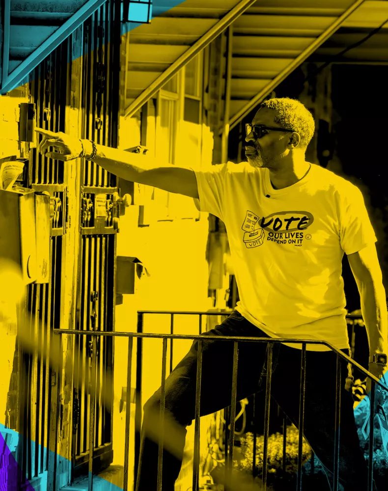 Hero - President Johnson - Canvassing - NAACP