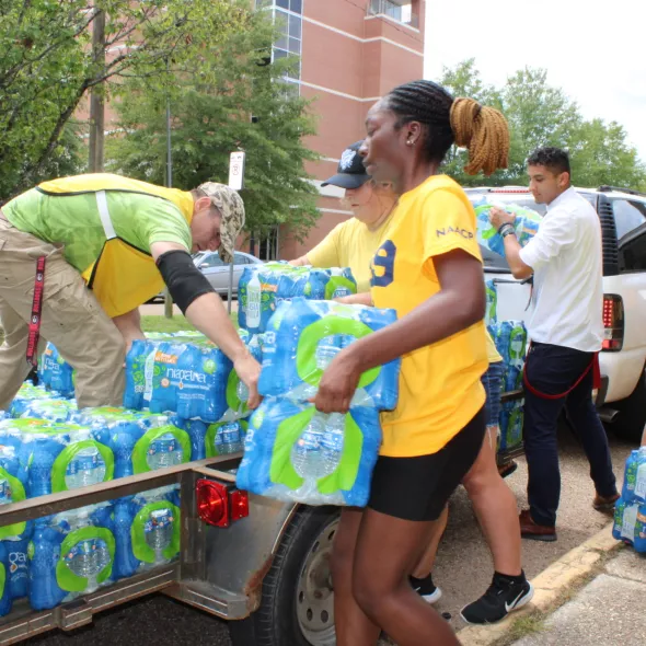 NAACP Water Distribution - Jackson, MS