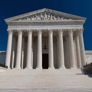 Supreme Court Building Entrance - Daylight