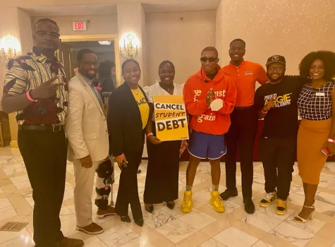 Pharrell and NAACP Leaders - Student Debt