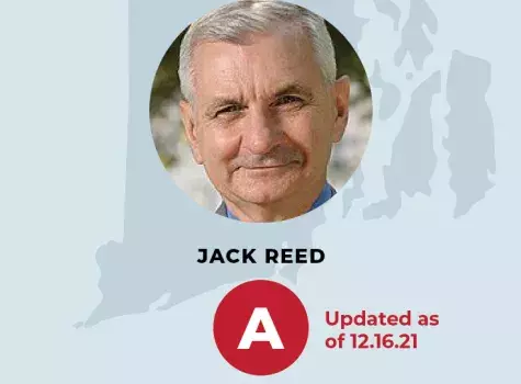 Jack Reed - Rhode Island Updated Scorecard