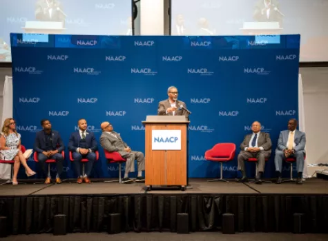 NAACP 117th Convention Press Conference - President Johnson PDJ