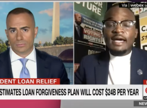 NAACP's Wisdom Cole Discusses Student Debt Forgiveness with CNN