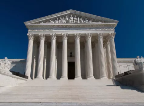 Supreme Court Building Entrance - Daylight